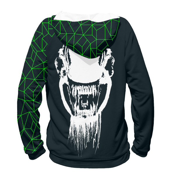 Мужское худи с изображением Aliens цвета Белый