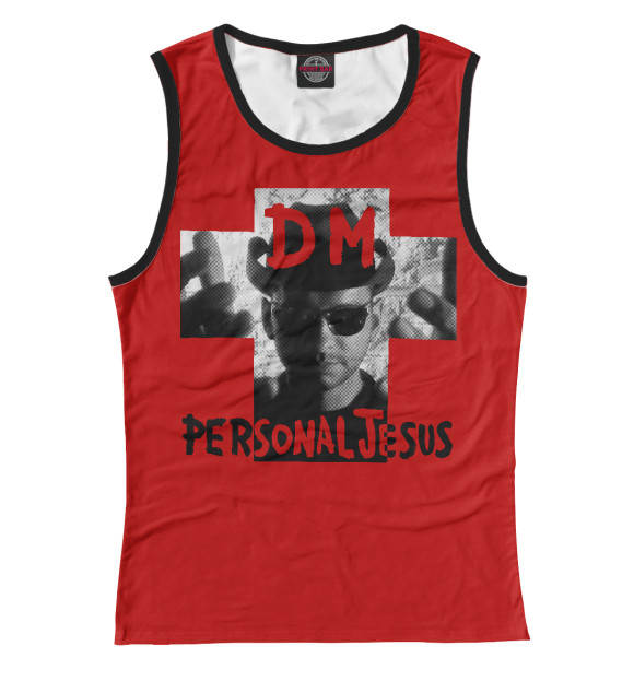 Майка для девочки с изображением Personal Jesus цвета Белый