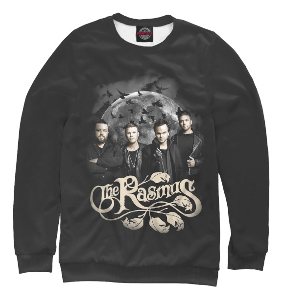 Свитшот для мальчиков с изображением The Rasmus цвета Белый
