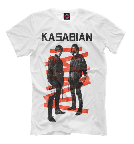 

Футболки Print Bar, Молочно-белый, Kasabian