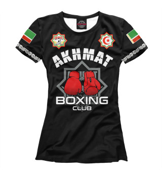 Женская футболка Akhmat Boxing Club