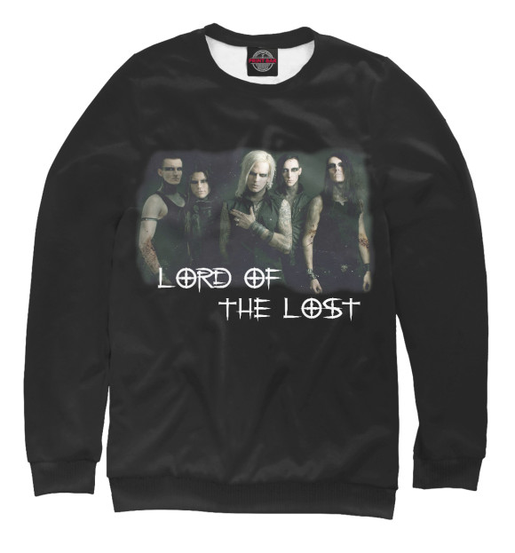 Свитшот для мальчиков с изображением Lord of the lost цвета Белый