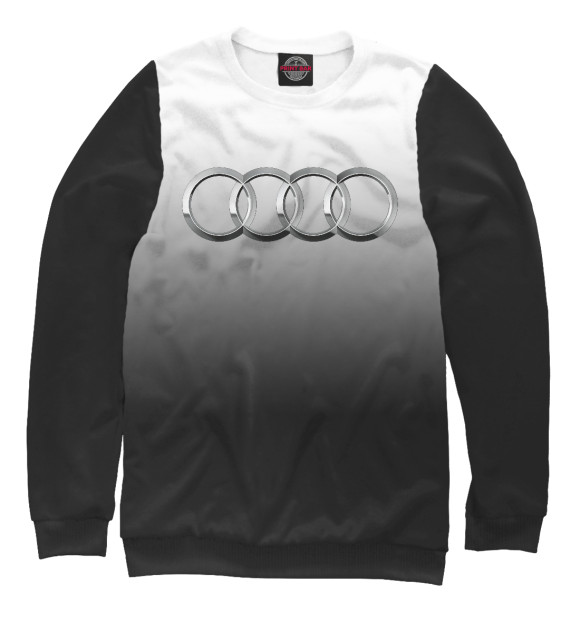 Свитшот для девочек с изображением Audi цвета Белый