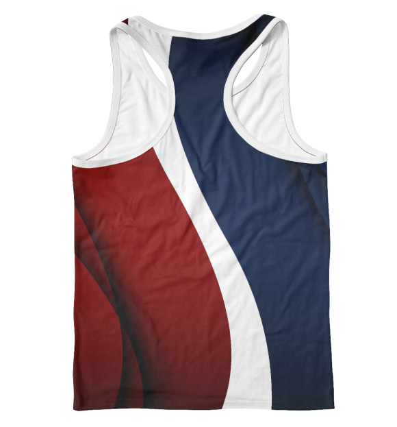 Мужская майка-борцовка с изображением Герб России цвета Белый