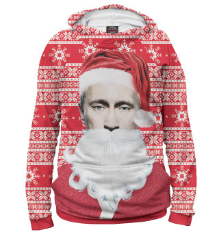 Худи для мальчика Путин Дед Мороз