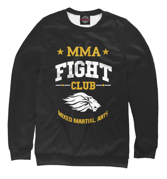 Свитшот для девочек с изображением MMA Fight Club цвета Белый