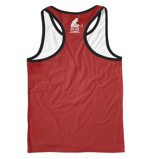 Мужская майка-борцовка с притом Berkut mma red цвета Белый Мужская майка-борцовка с изображением Berkut mma red цвета Белый