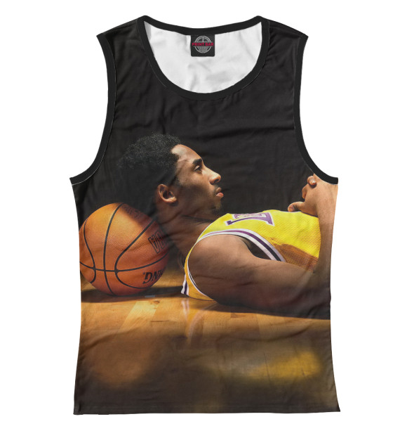 Майка для девочки с изображением Kobe Bryant цвета Белый