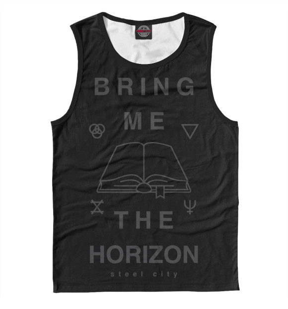 Мужская майка с изображением Bring Me The Horizon цвета Белый