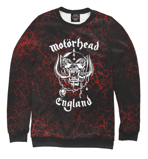 Свитшот для девочек с изображением Motorhead цвета Белый