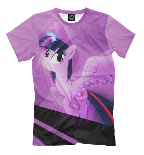 

Футболки Print Bar, Светло-сиреневый, Pony