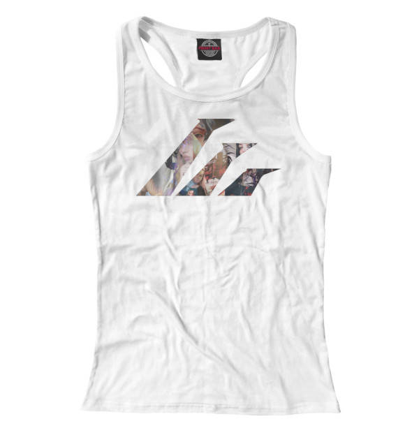 Женская майка-борцовка с изображением Hydra II цвета Белый