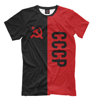 Мужская футболка СССР Black&Red