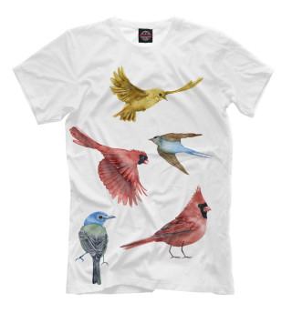 Мужская футболка Птицы