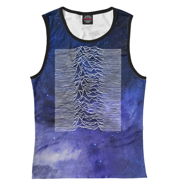 Майка для девочки с изображением Space Joy Division цвета Белый