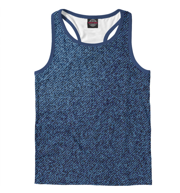 Мужская майка-борцовка с изображением Blue Jeans цвета Белый