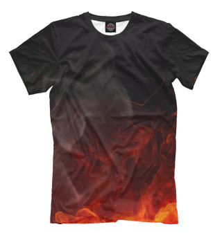Мужская футболка Дым