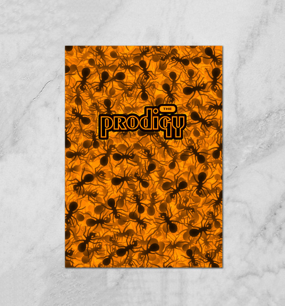 Плакат с изображением The Prodigy цвета Белый