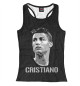 Женская майка-борцовка Cristiano Ronaldo
