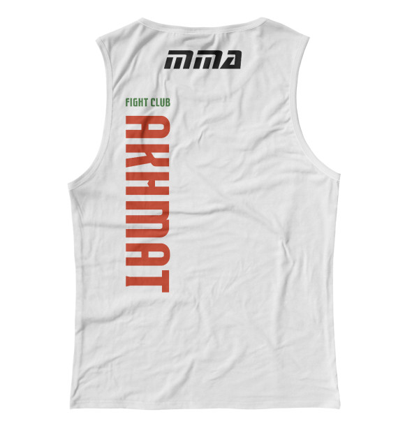 Майка для девочки с изображением Akhmat MMA цвета Белый