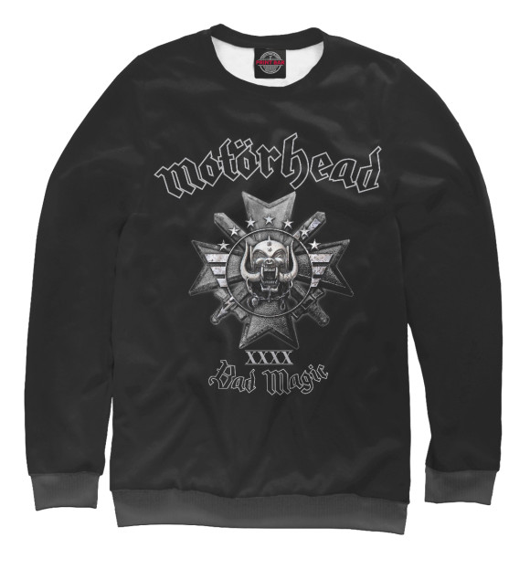Женский свитшот с изображением Motorhead цвета Белый