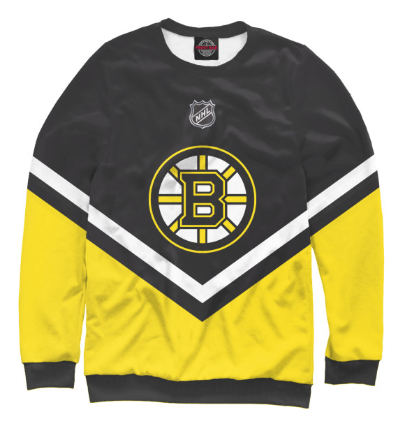 Свитшот для девочек с изображением Boston Bruins цвета Белый