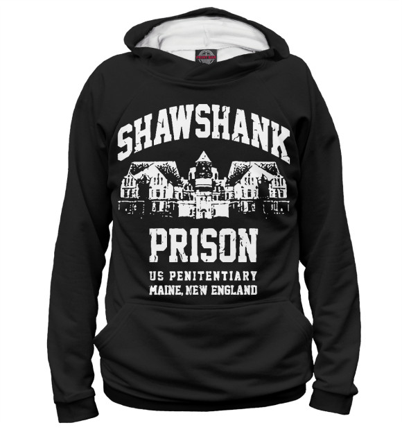 Худи для мальчика с изображением Shawshank Prison цвета Белый