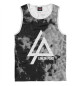 Мужская майка LINKIN PARK BLACK&GRAY ABSTRACT