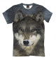 Мужская футболка Картинка волк