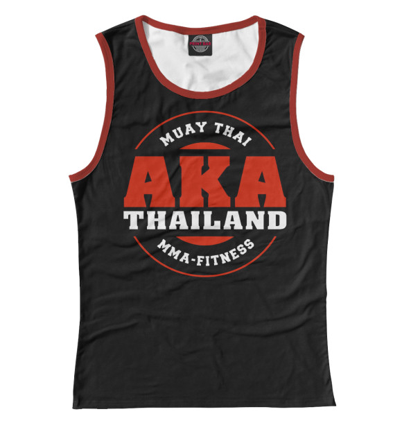 Майка для девочки с изображением AKA Thailand цвета Белый