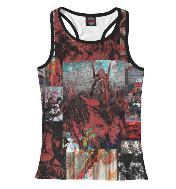 Женская майка-борцовка с изображением Новый стиль Vol II цвета Белый