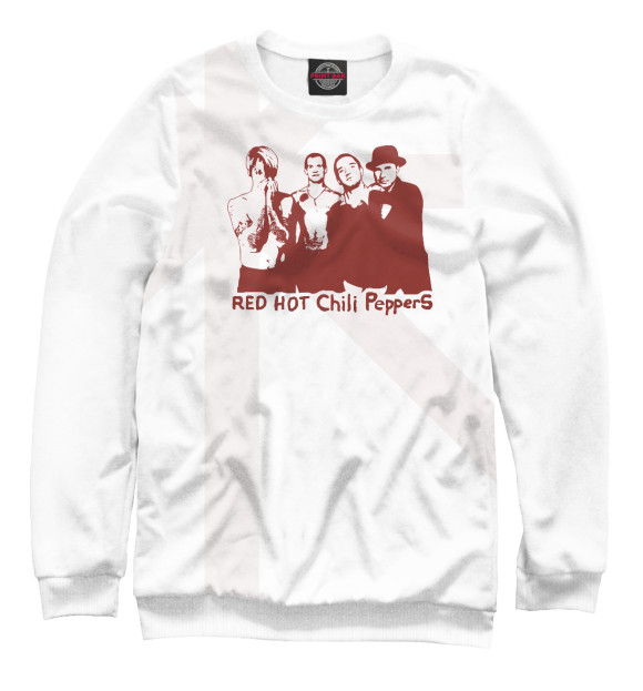 Свитшот для мальчиков с изображением Red Hot Chili Peppers цвета Белый