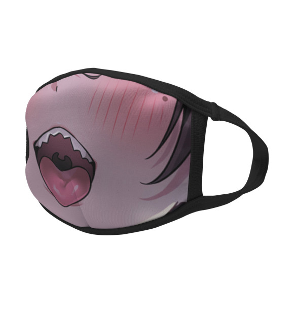 Маска тканевая с притом AHEGAO цвета Белый Маска тканевая с изображением AHEGAO цвета Белый