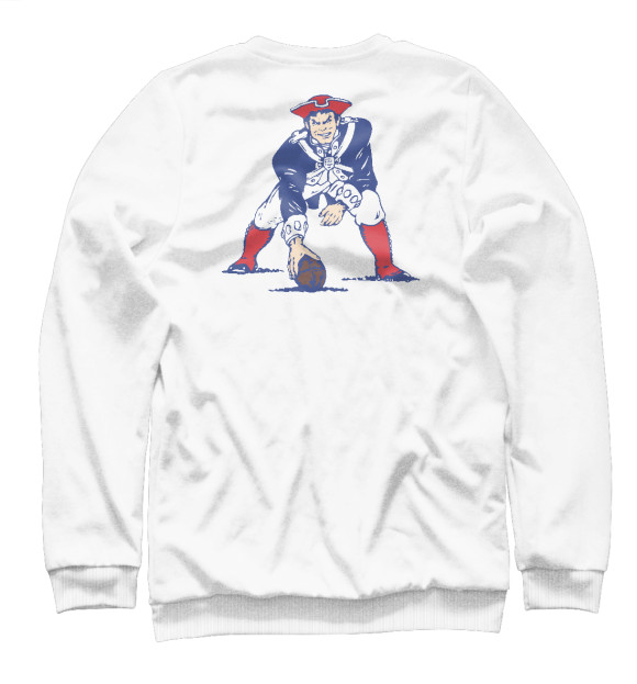 Свитшот для мальчиков с изображением New England Patriots цвета Белый