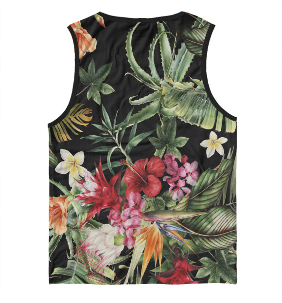 Майка для мальчика с изображением VANS Tropical цвета Белый