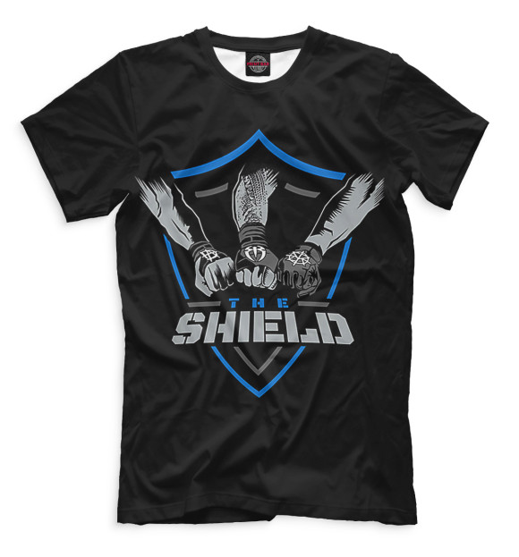 Футболка для мальчиков с изображением The Shield цвета Черный