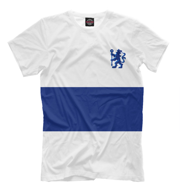 Мужская футболка с изображением ФК Челси цвета Молочно-белый