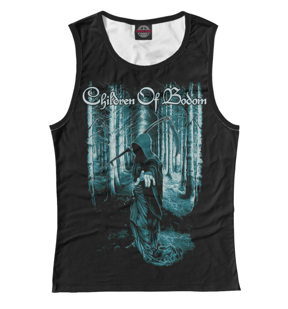 Майка для девочки с изображением Children of Bodom цвета Белый