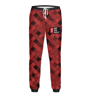 Vans of the wall (Red and Black)