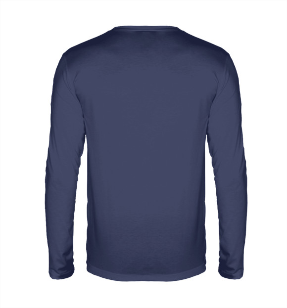 Мужской лонгслив с изображением Приключения цвета Белый