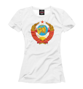 Футболка для девочек Герб СССР