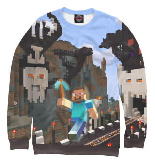 Женский свитшот Minecraft