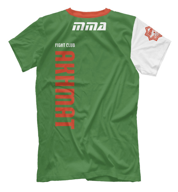 Футболка для мальчиков с изображением MMA Akhmat Fight Club Chechnya цвета Белый