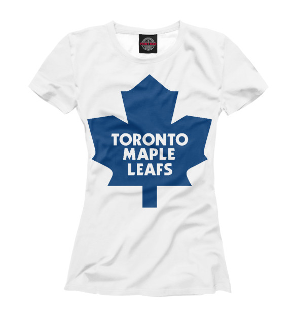 Футболка для девочек с изображением Toronto Maple Leafs цвета Белый