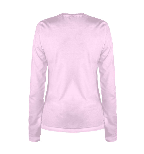 Женский лонгслив с притом Единорог цвета Белый Женский лонгслив с изображением Единорог цвета Белый