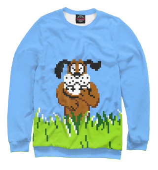 Женский свитшот Duck Hunt dog