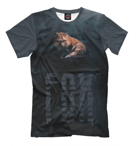 Футболки Print Bar Ночной Лис мужская футболка criminal fox криминальный лис s черный