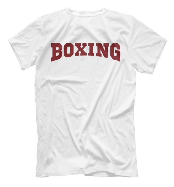 Мужская футболка с изображением Boxing Club цвета Белый
