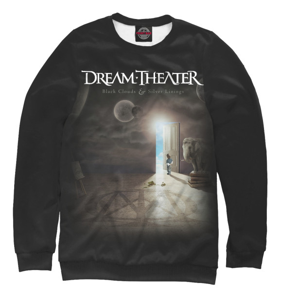 Свитшот для мальчиков с изображением Dream Theater цвета Белый