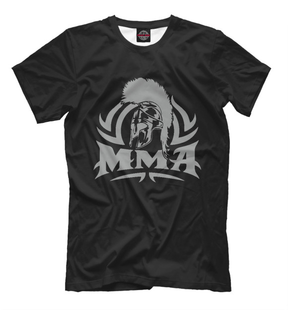 Мужская футболка с изображением MMA Fighter цвета Белый